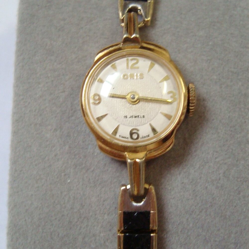VINTAGE LADY WIND UP ORIS,RUN GREAT